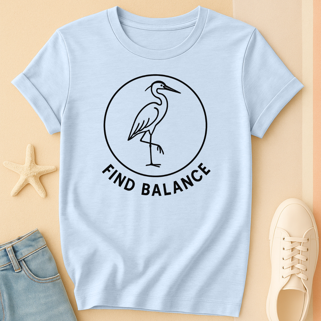 Balance Crane Line Tee