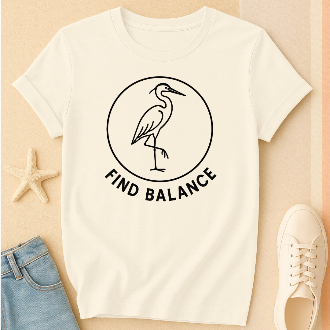 Balance Crane Line Tee