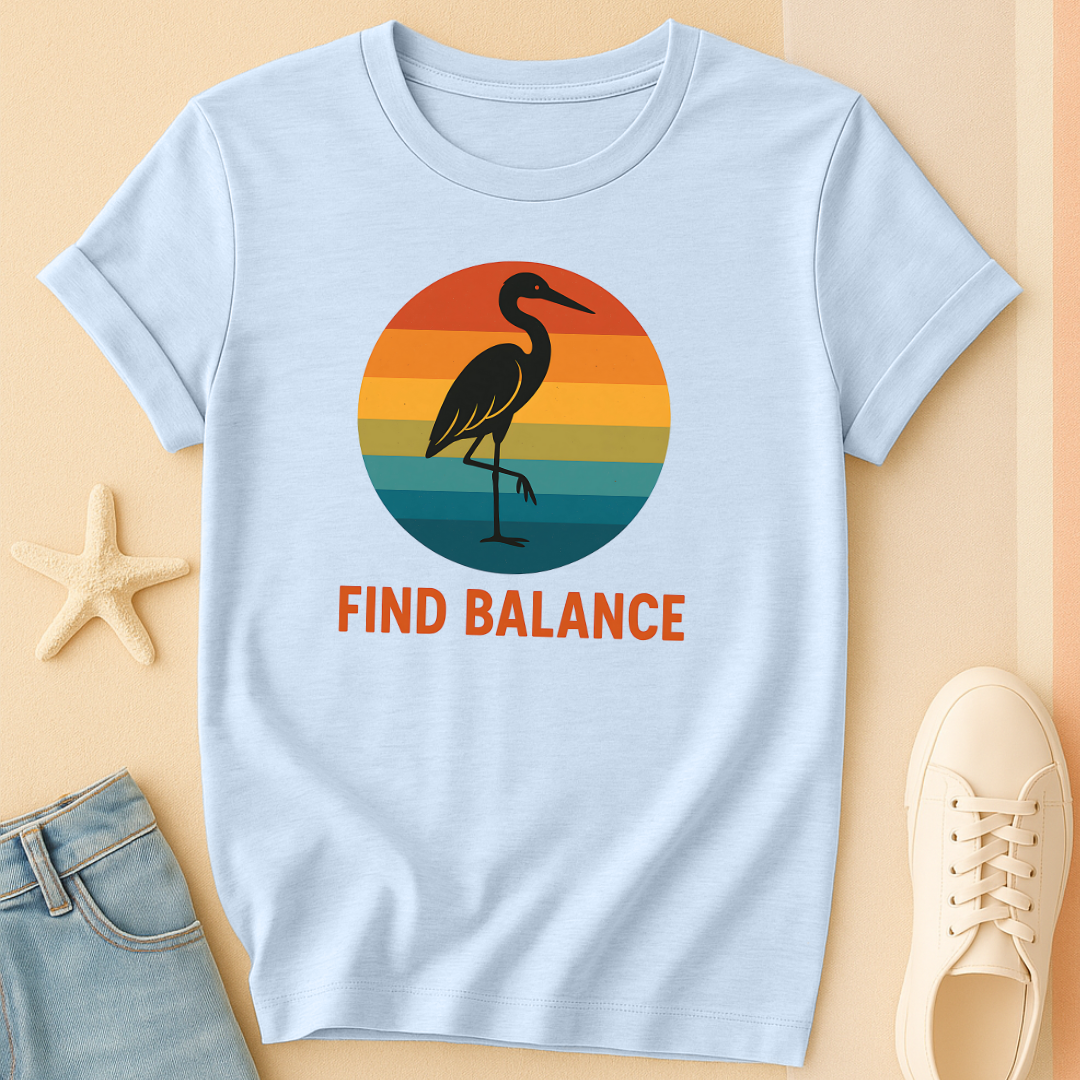 Vintage Crane Balance Tee