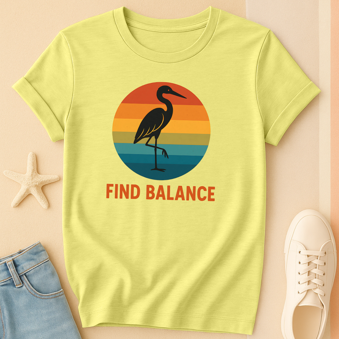 Vintage Crane Balance Tee