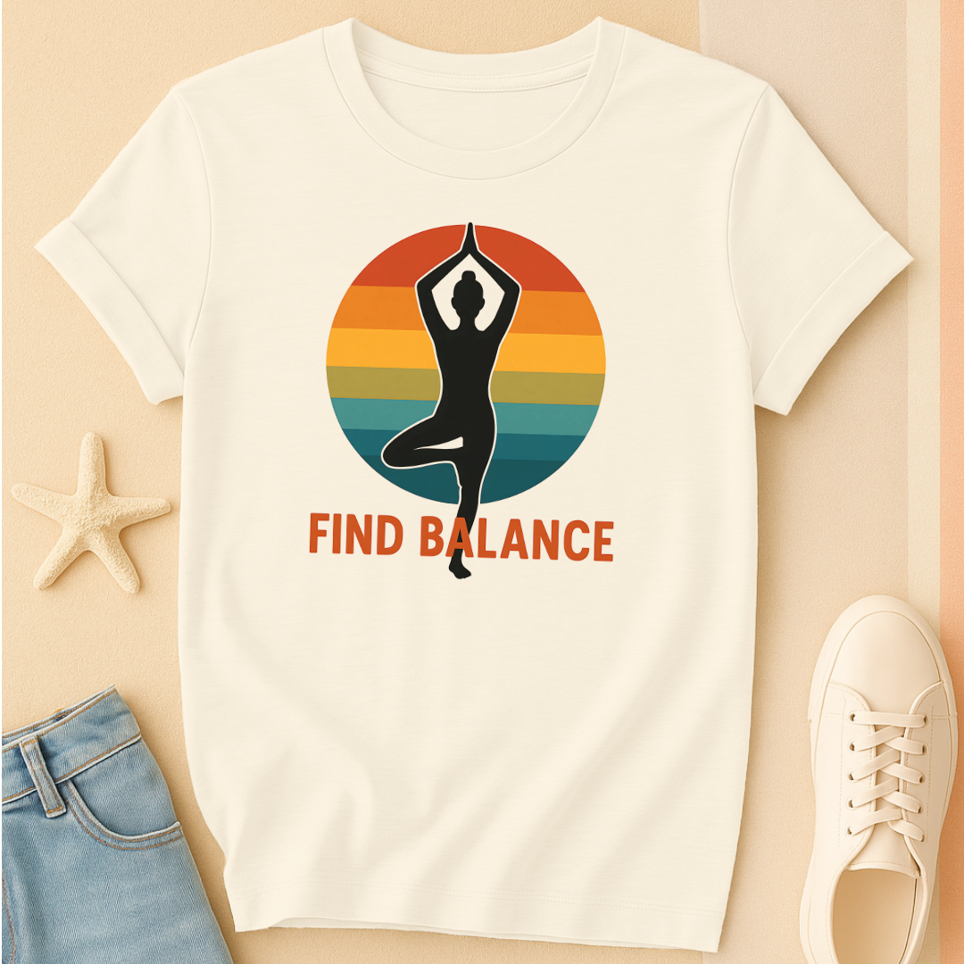 Find Balance Yoga Tee
