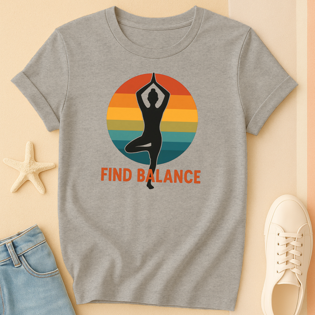 Find Balance Yoga Tee
