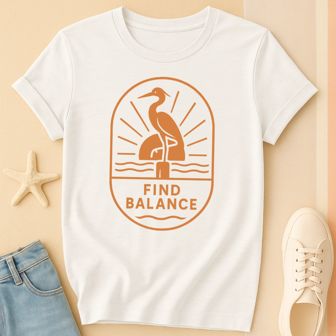Find Balance Crane Tee