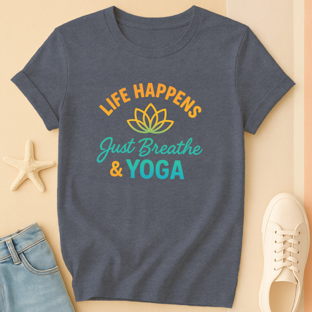 Just Breathe Yoga Tee