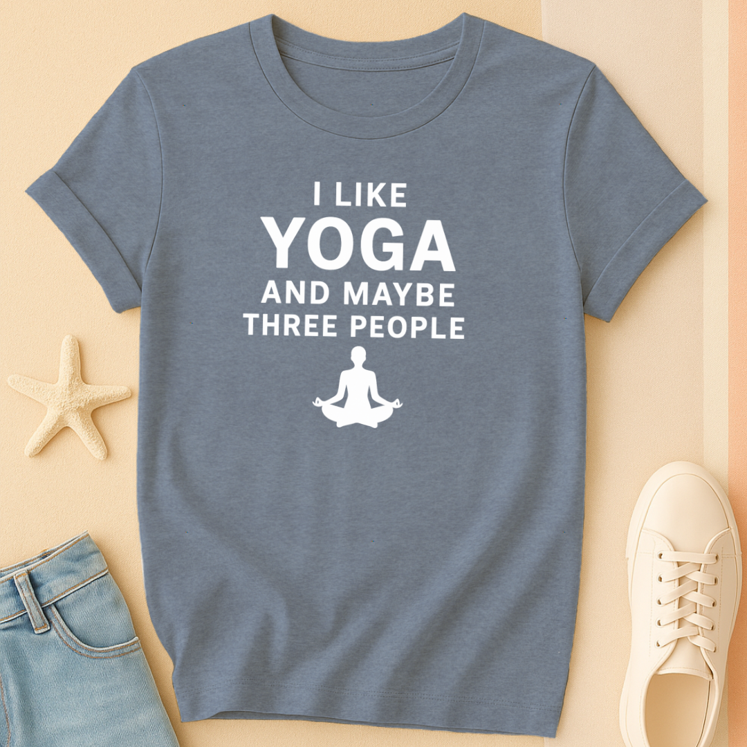 Yoga and Three People Tee