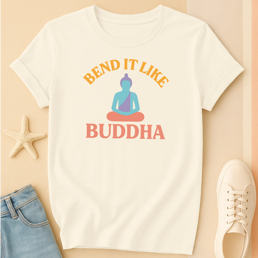 Bend Buddha Minimal Tee