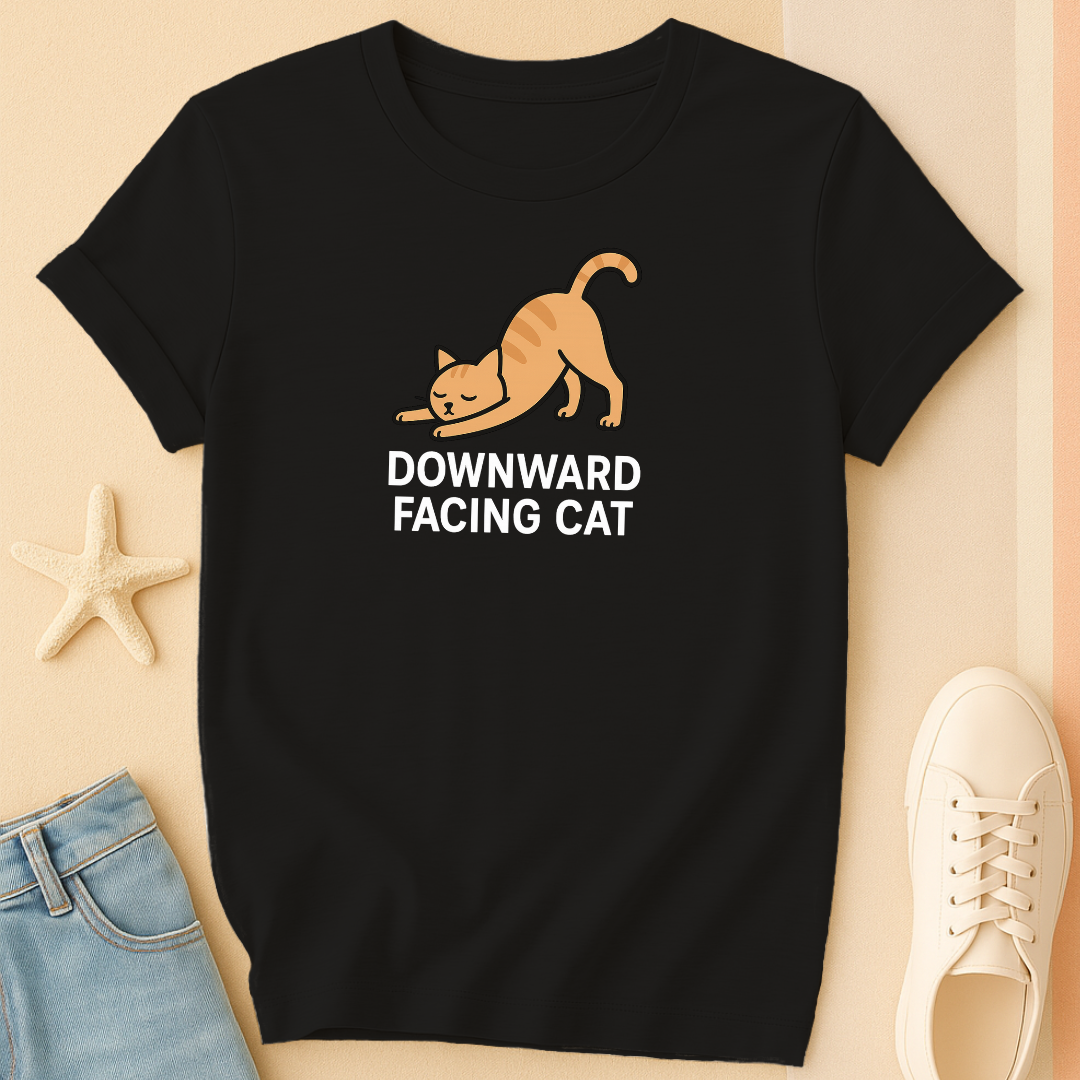 Downward Facing Cat Tee