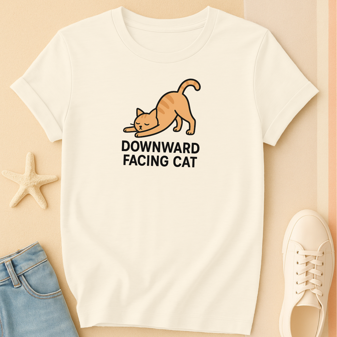 Downward Facing Cat Tee