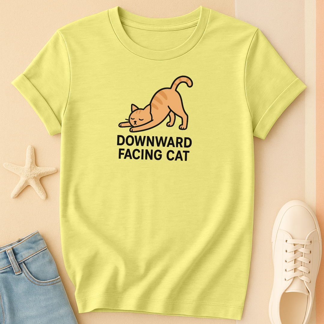 Downward Facing Cat Tee