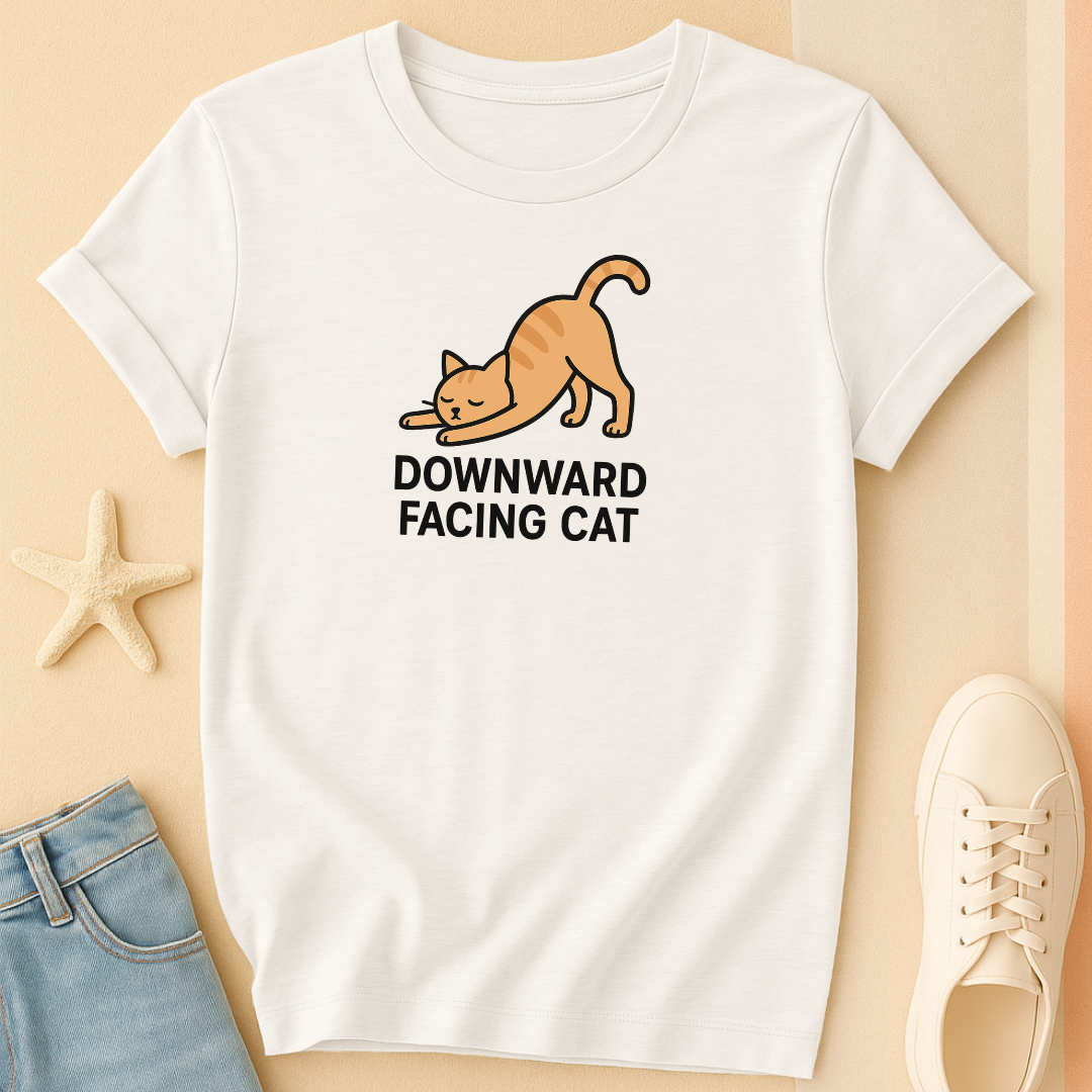 Downward Facing Cat Tee