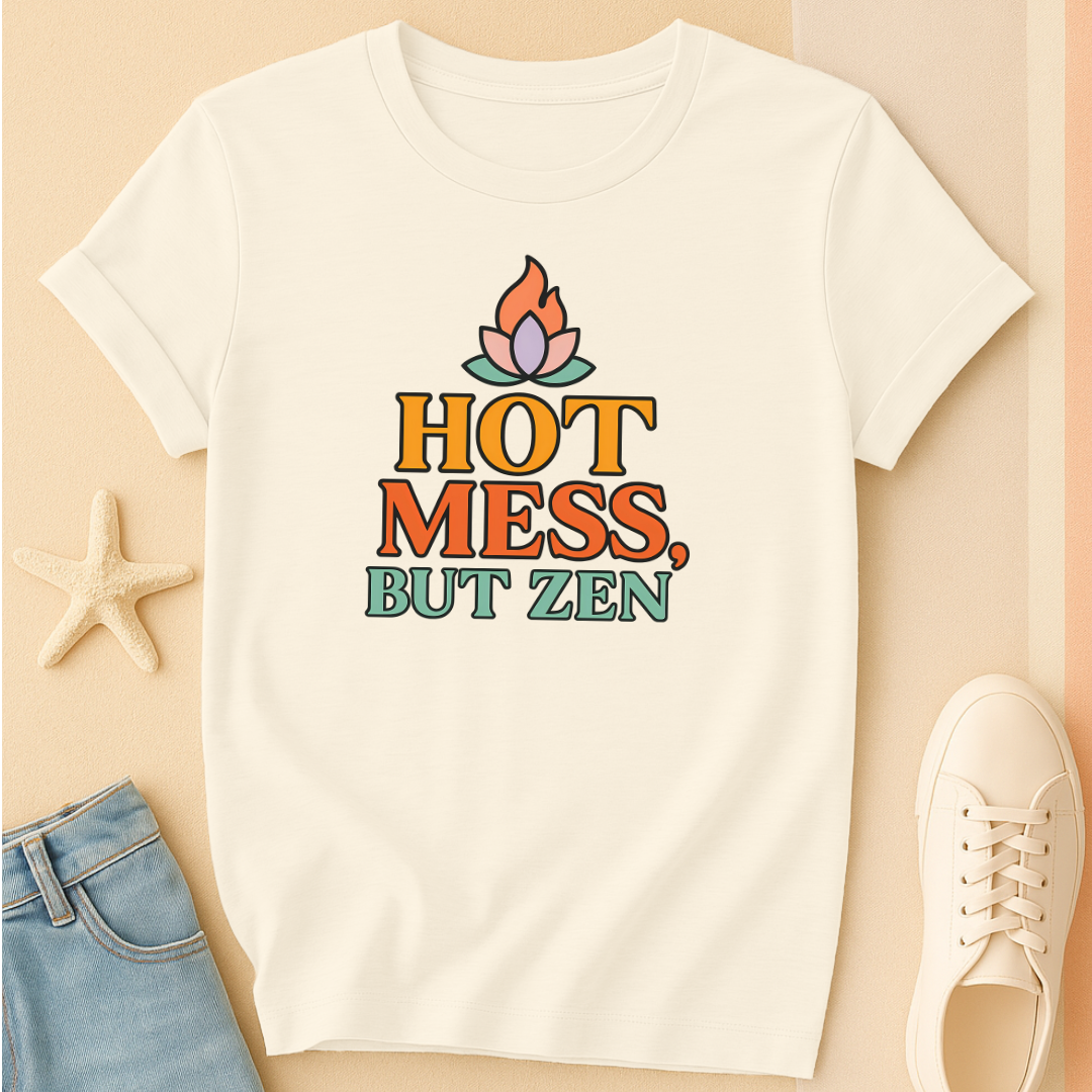 Hot Mess But Zen Tee