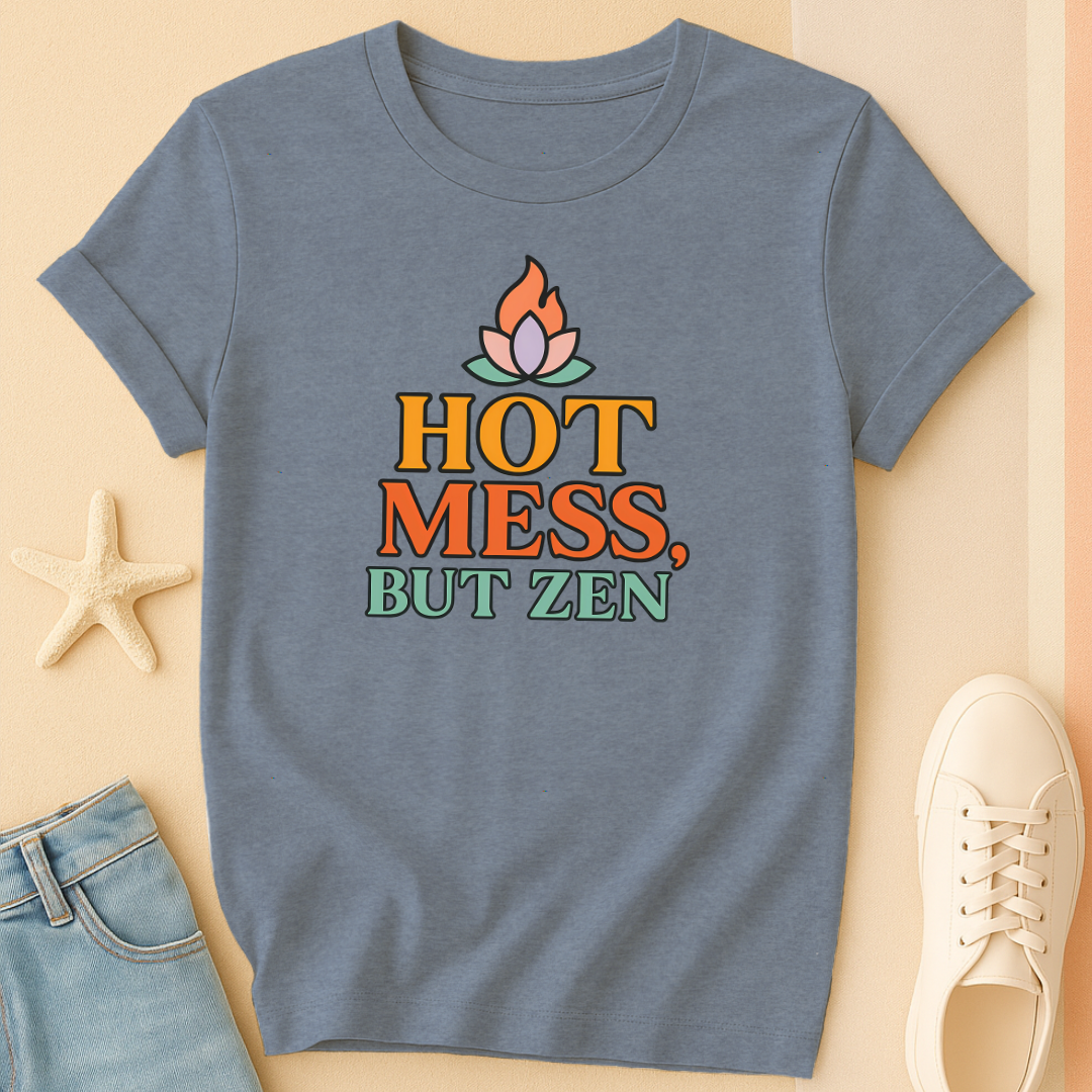 Hot Mess But Zen Tee