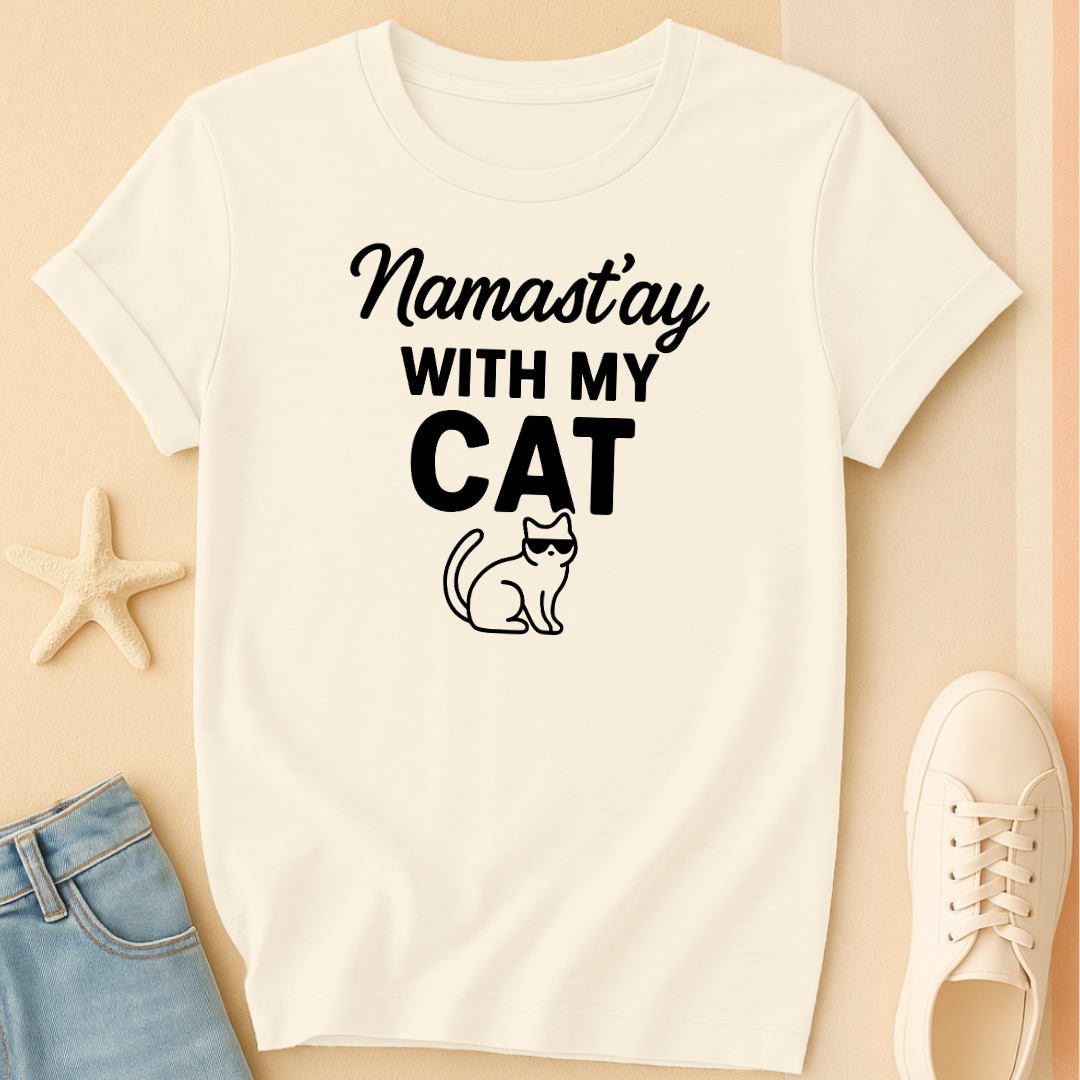 Namastay Cat Tee