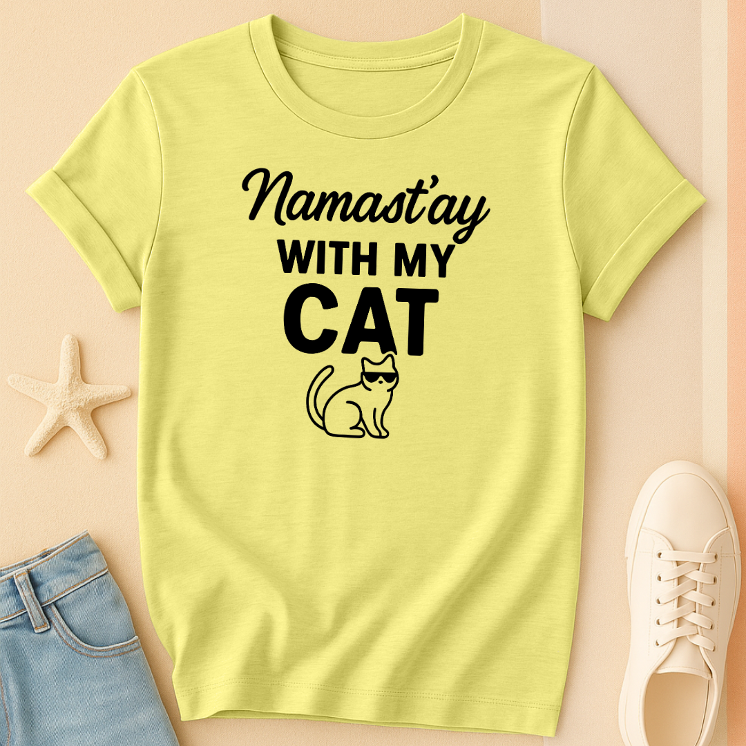 Namastay Cat Tee
