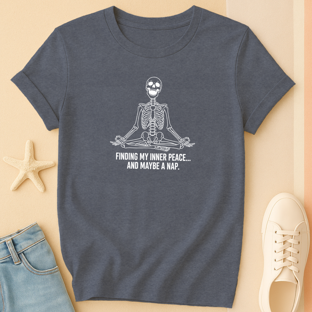 Finding Inner Peace Skeleton Tee