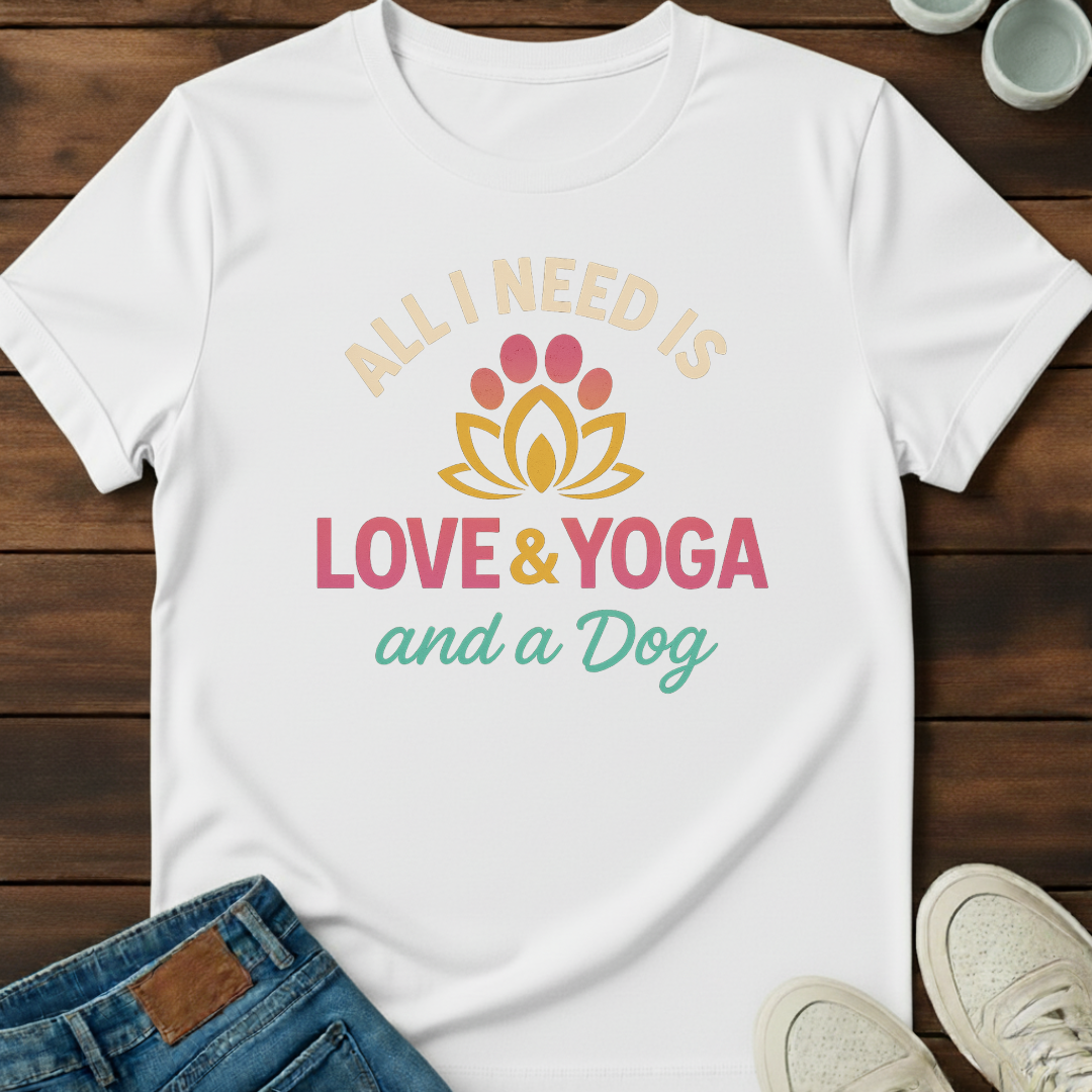 Love Mandala Dog T-Shirt