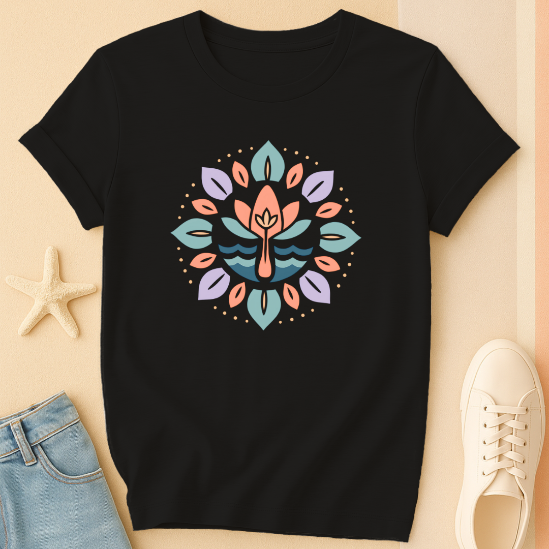 Wave Mandala Tee