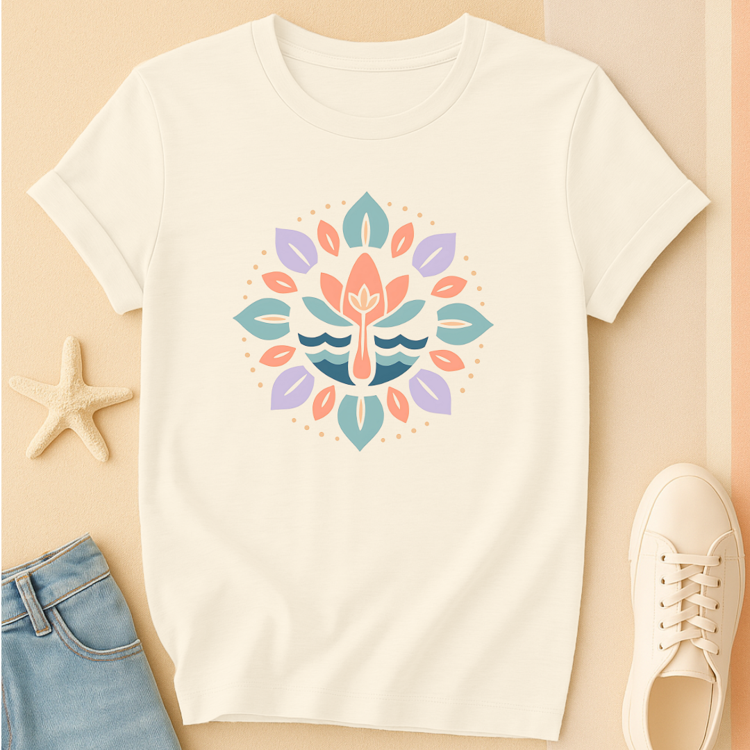 Wave Mandala Tee