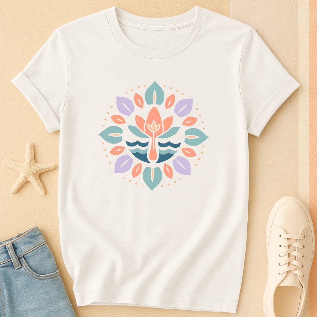 Wave Mandala Tee