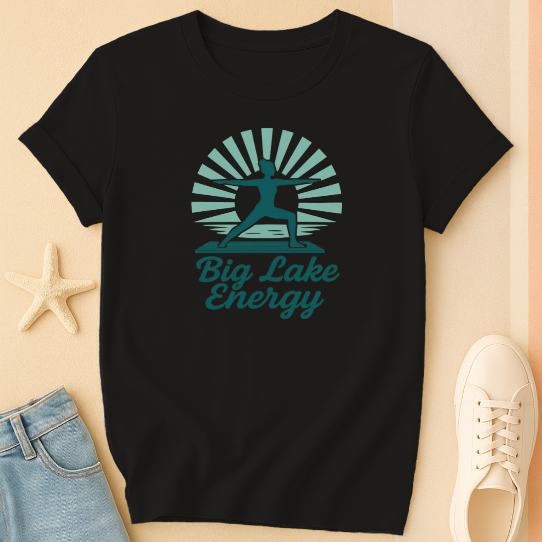 Big Lake Yoga Energy Tee