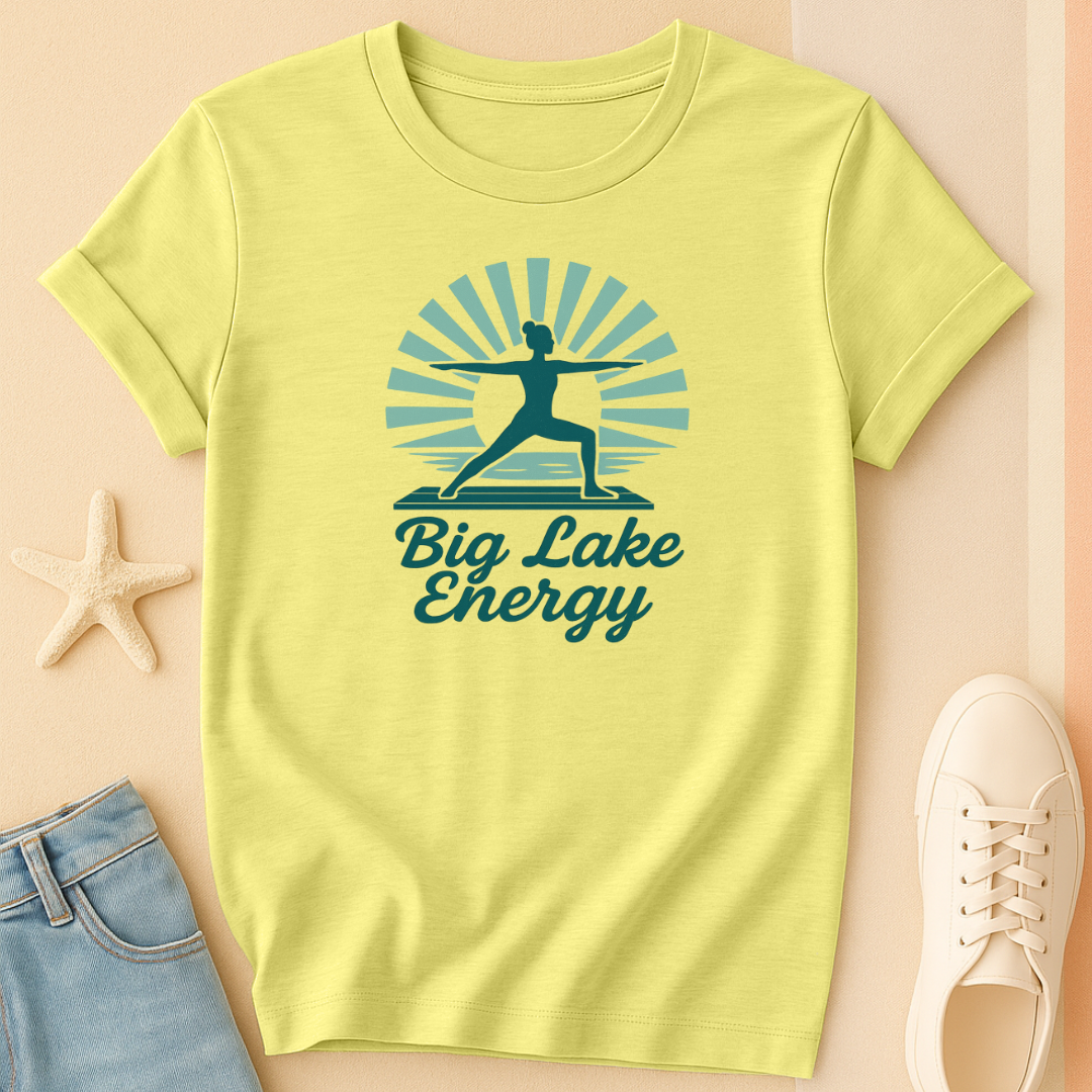 Big Lake Yoga Energy Tee