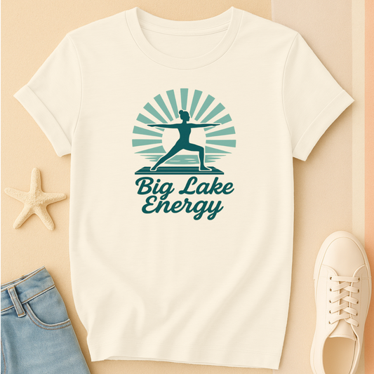 Big Lake Yoga Energy Tee