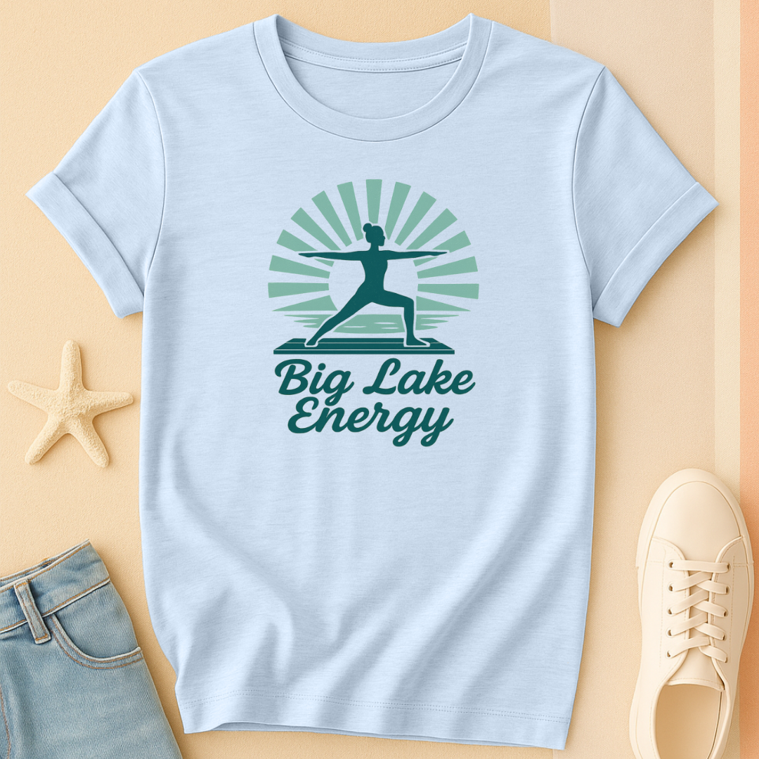 Big Lake Yoga Energy Tee