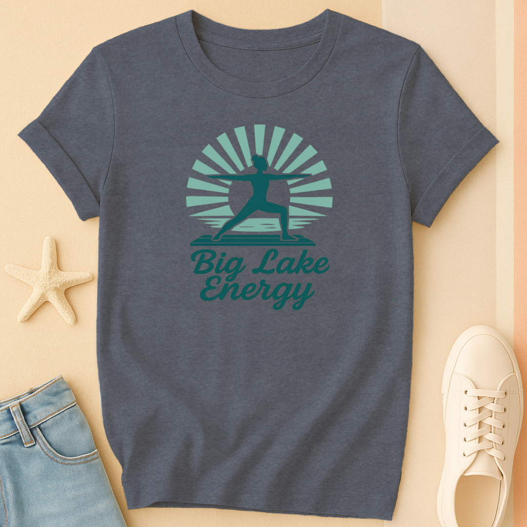 Big Lake Yoga Energy Tee