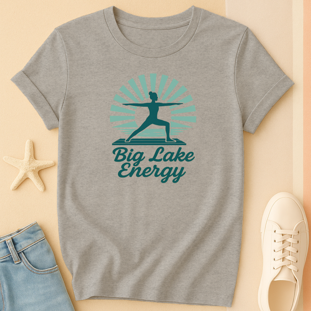 Big Lake Yoga Energy Tee