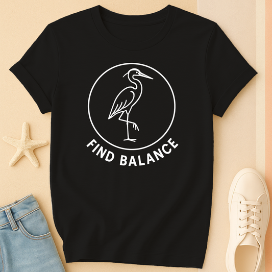 Balance Crane Line Tee