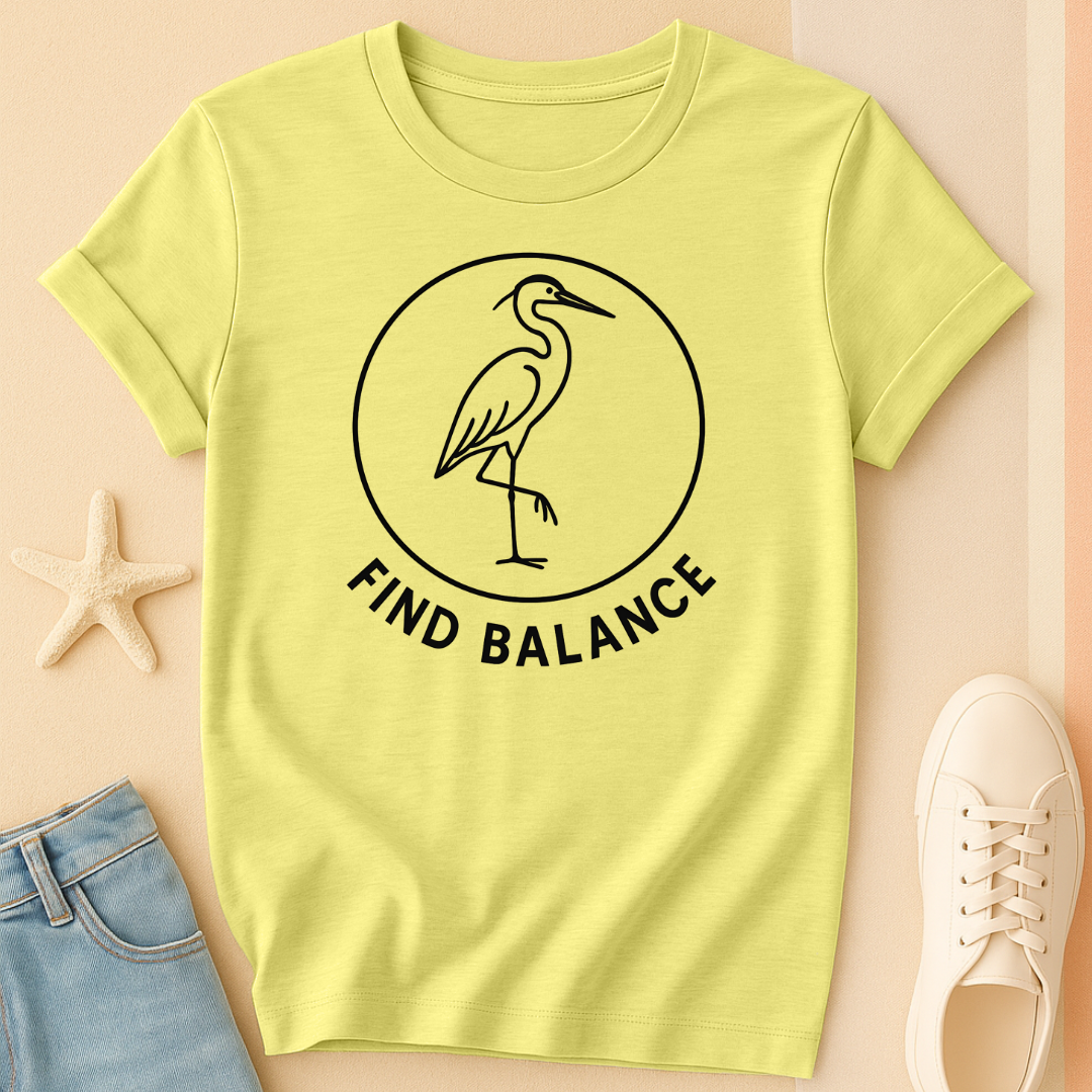 Balance Crane Line Tee
