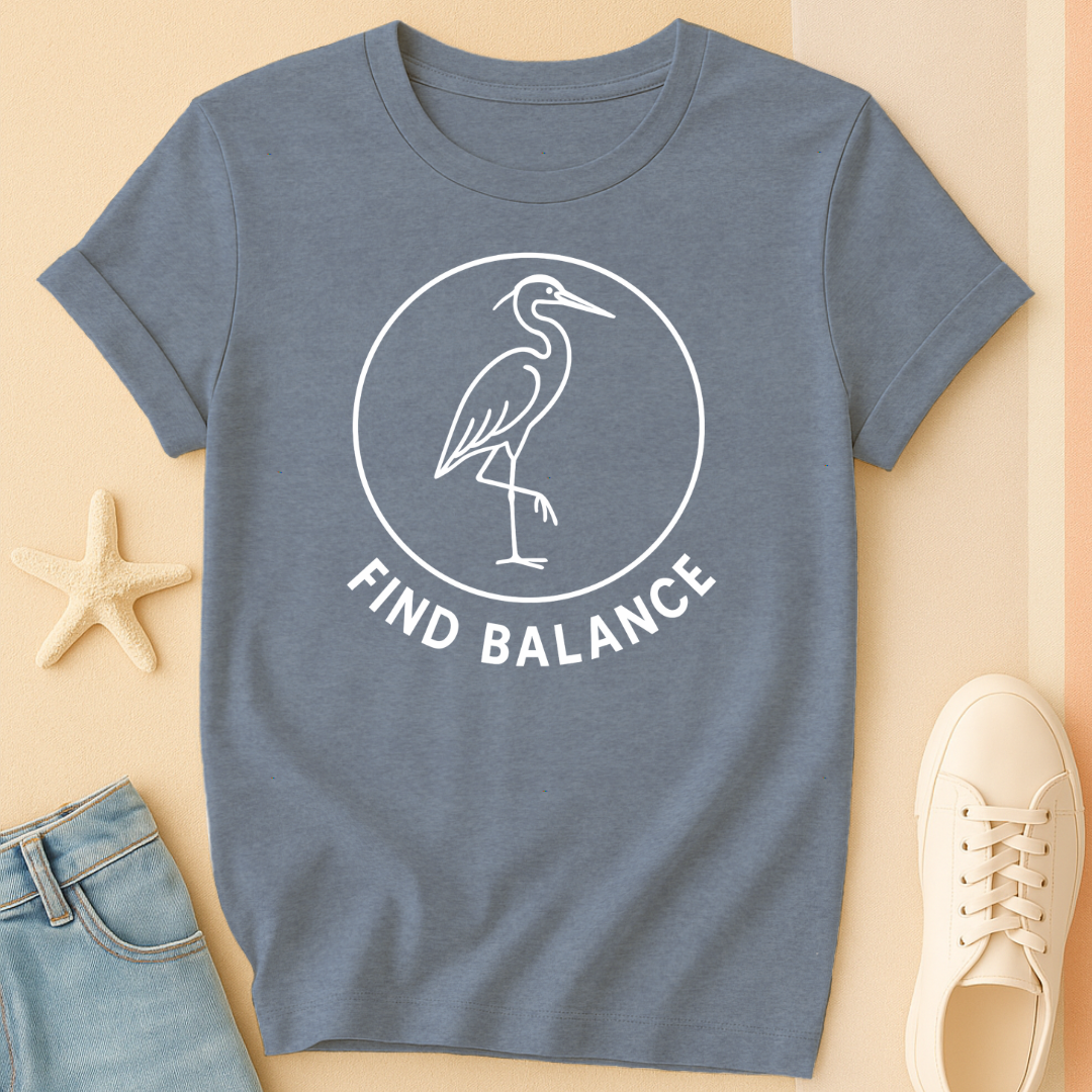 Balance Crane Line Tee