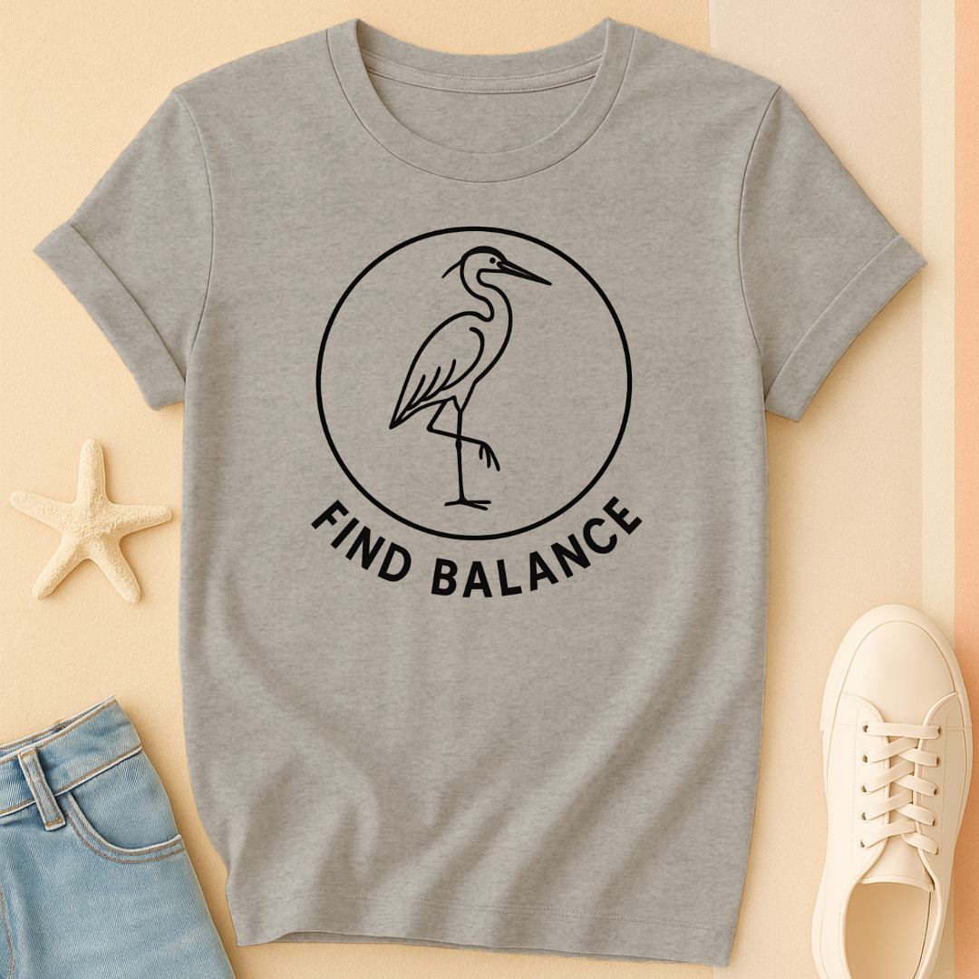 Balance Crane Line Tee
