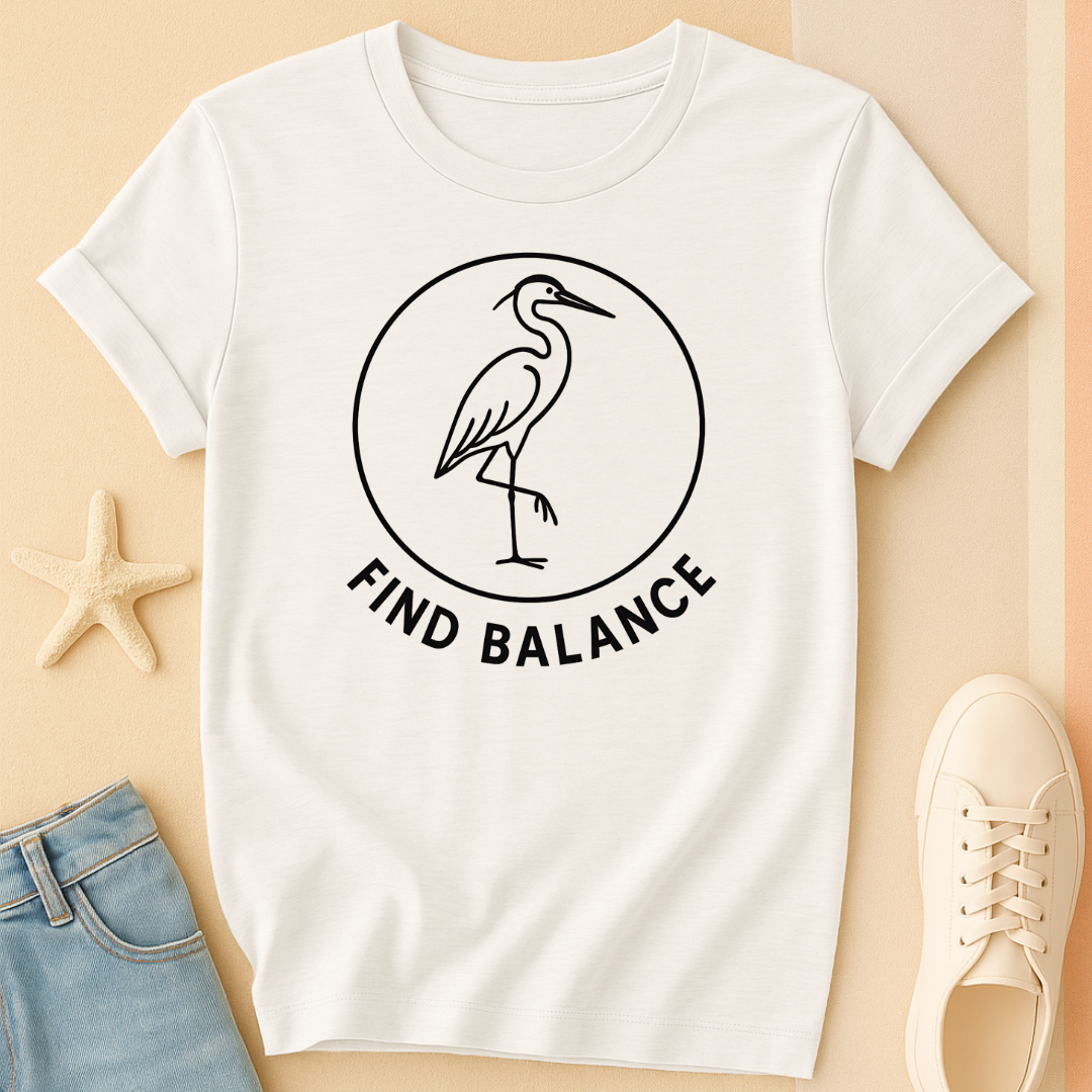 Balance Crane Line Tee