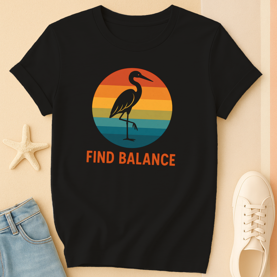Vintage Crane Balance Tee