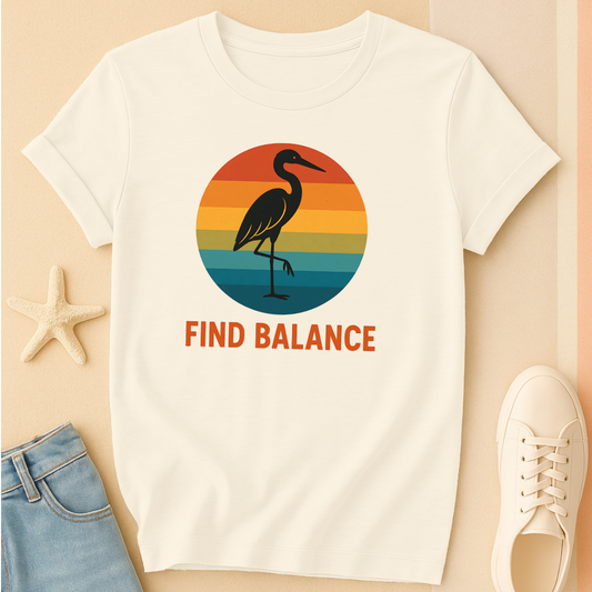 Vintage Crane Balance Tee