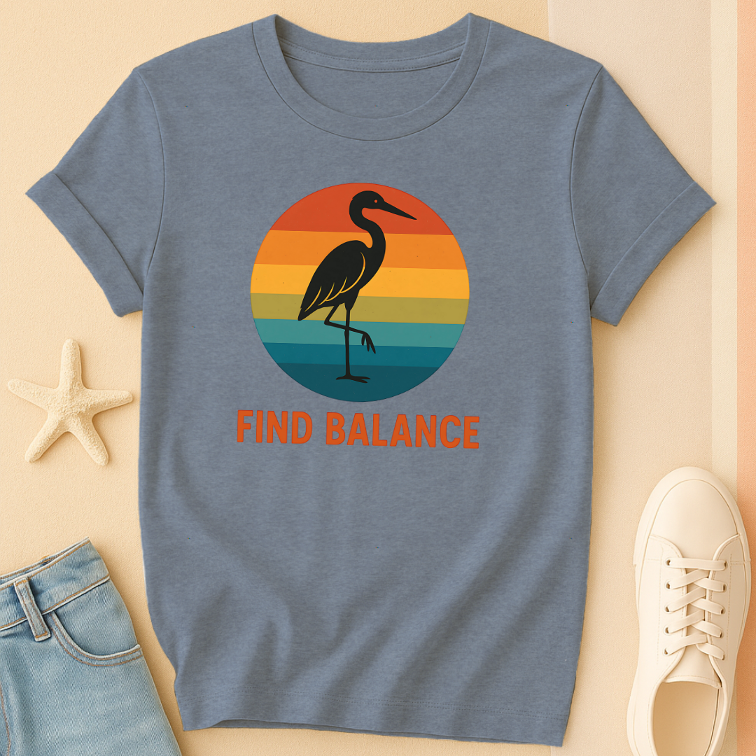Vintage Crane Balance Tee