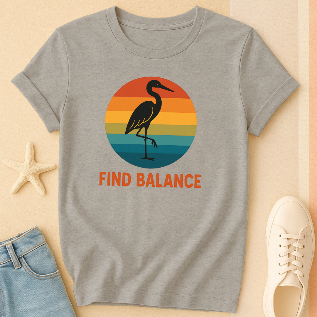Vintage Crane Balance Tee