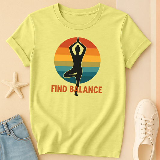Find Balance Yoga Tee