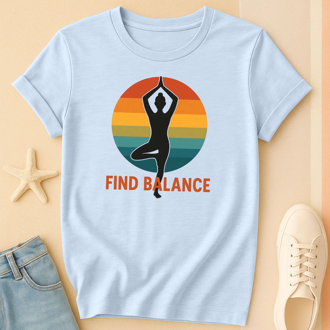 Find Balance Yoga Tee