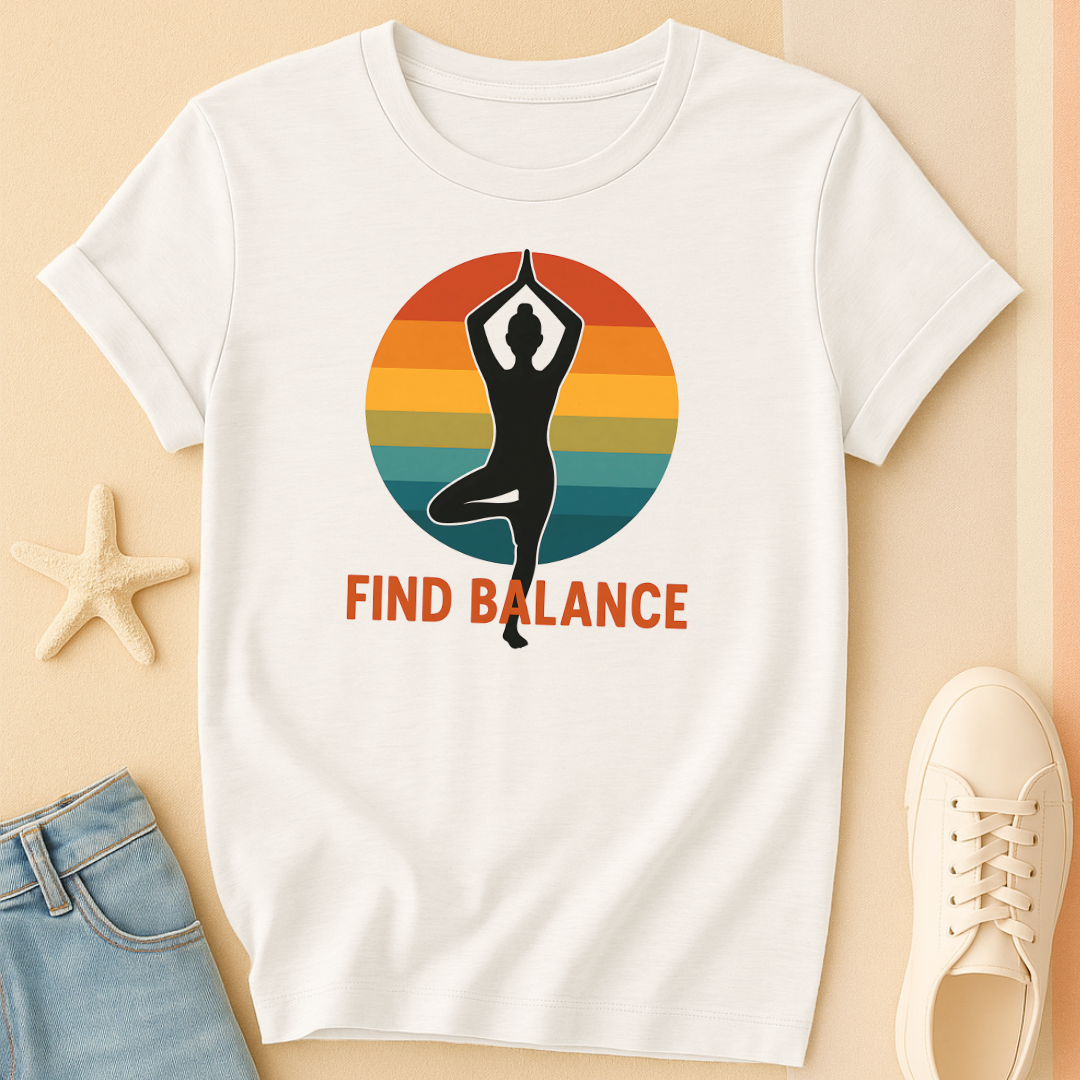 Find Balance Yoga Tee
