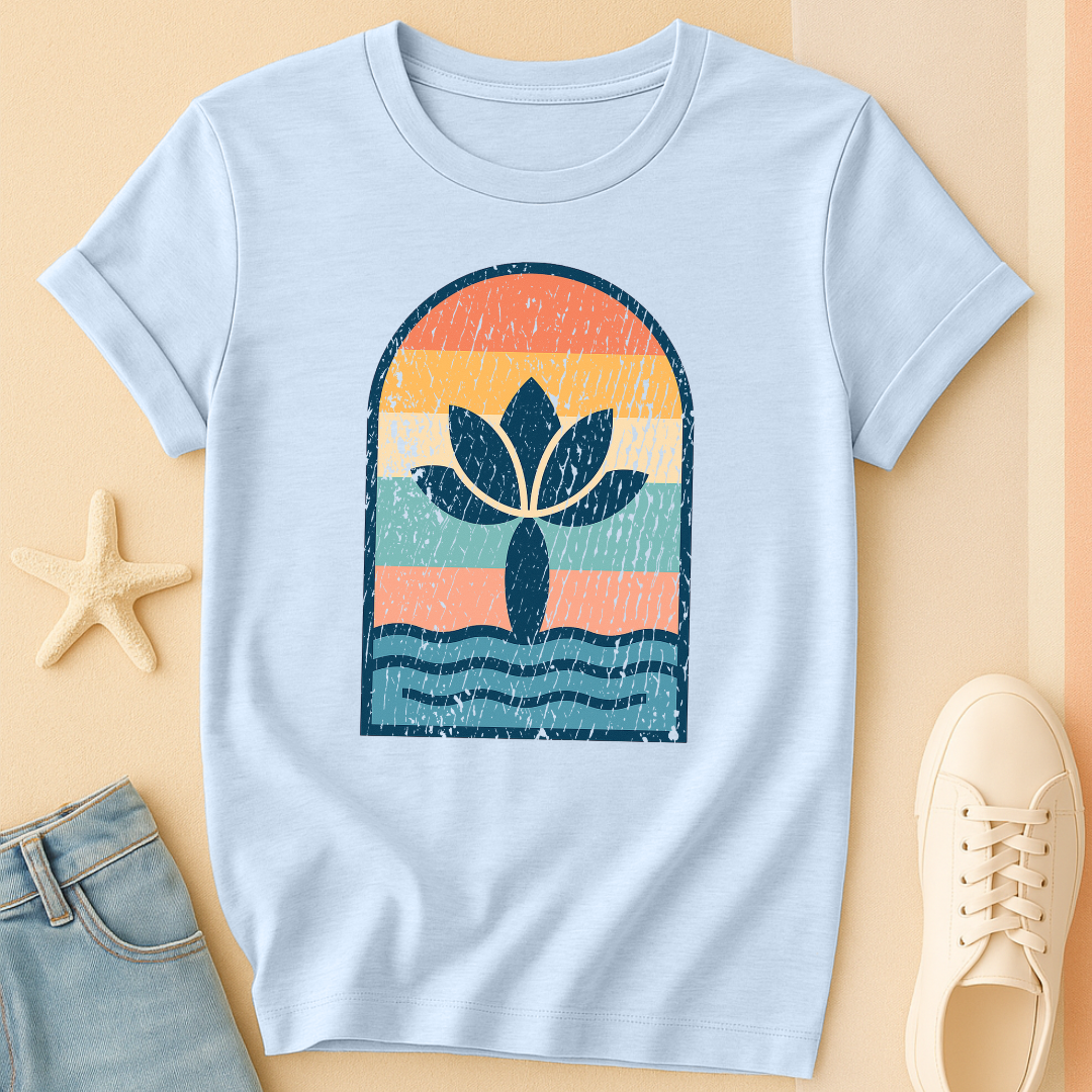 Vintage Lotus Wave Tee
