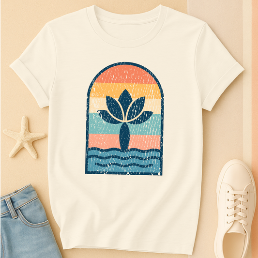 Vintage Lotus Wave Tee