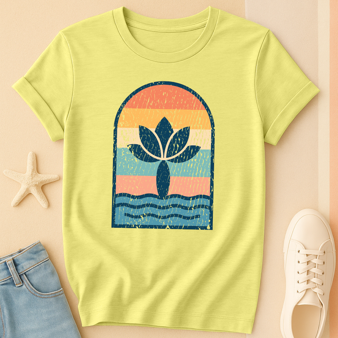 Vintage Lotus Wave Tee
