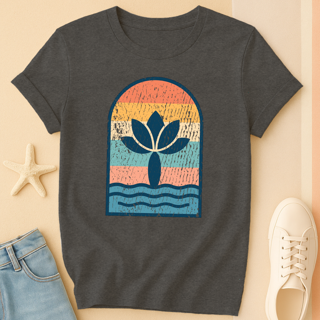 Vintage Lotus Wave Tee