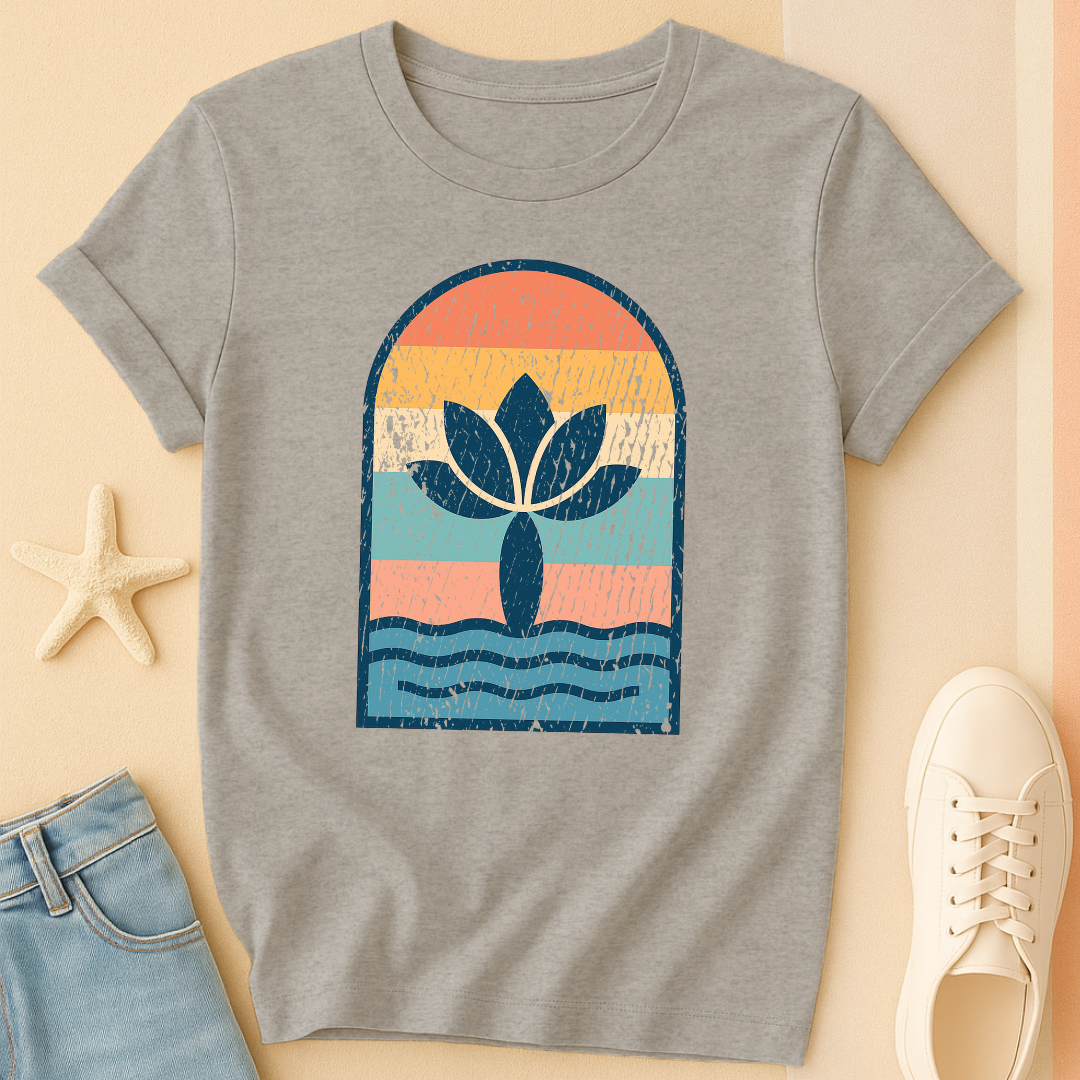 Vintage Lotus Wave Tee