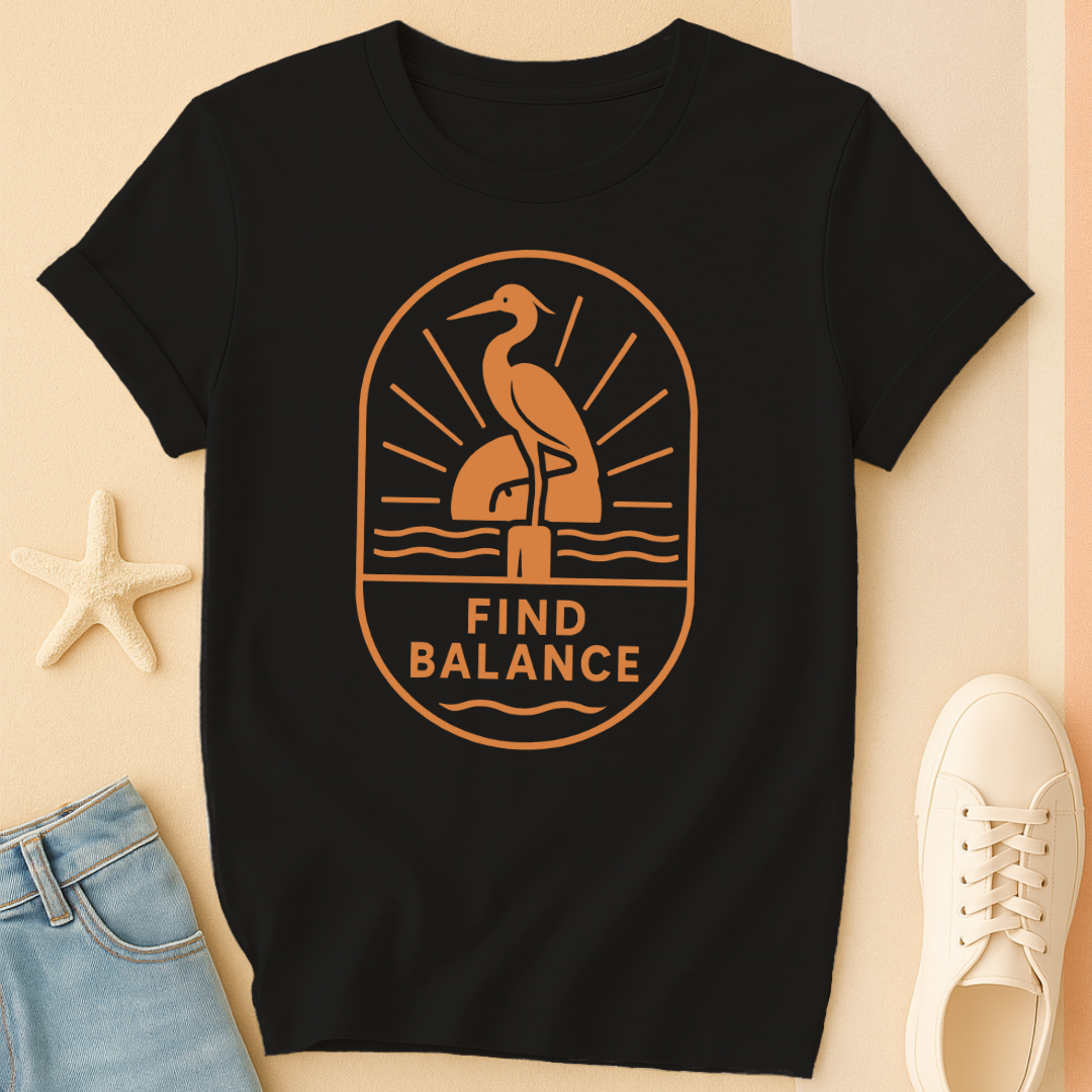 Find Balance Crane Tee