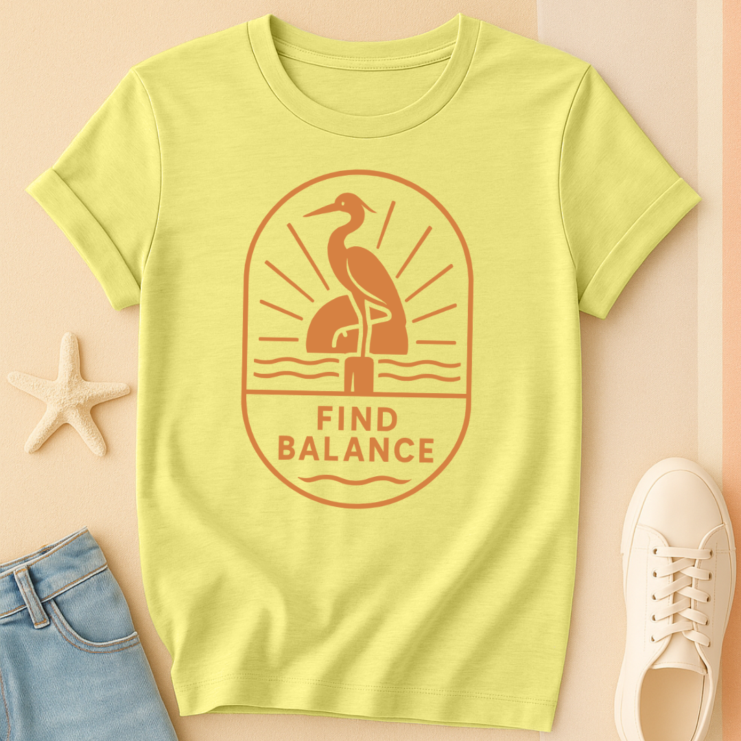 Find Balance Crane Tee