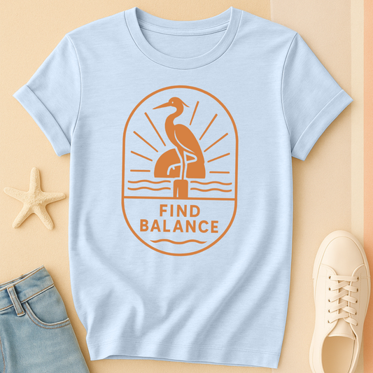 Find Balance Crane Tee