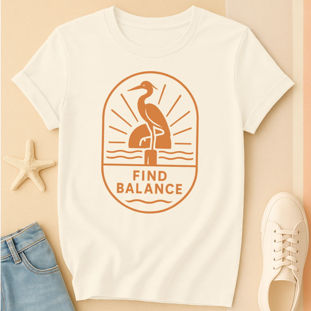 Find Balance Crane Tee